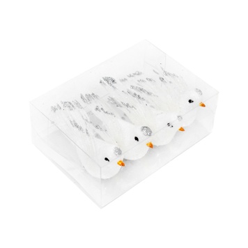 Set de pájaros decorativos 39331, pack de 4