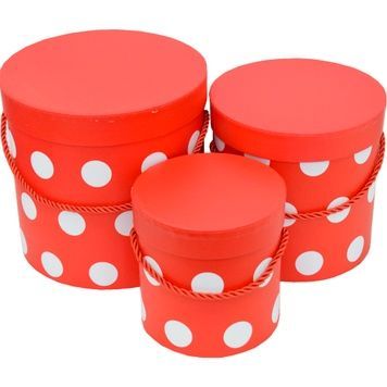 Caja de cart&oacute;n decorativa para regalos 25038036, juego de 3 pzs.
