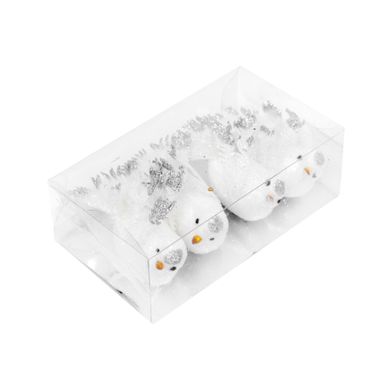 Decorative bird set 39333, packing 4 pcs.