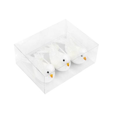 Decorative bird set 39337, packing 3 pcs.