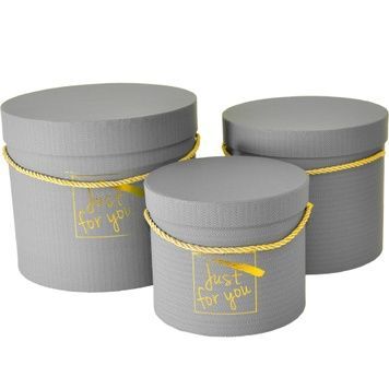 Conjunto de cajas de regalo 25030502, 3 unidades