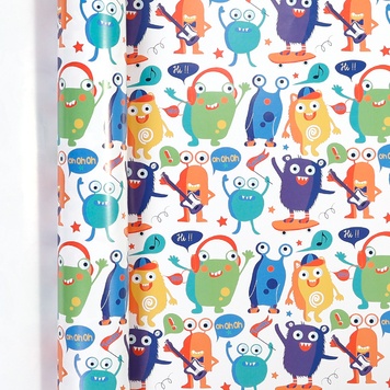 Papel para envolver regalos 10875, 0,7 x 1 m, 80 g/m²