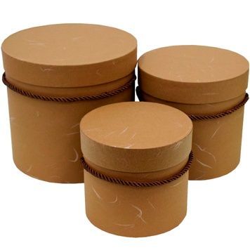 Caja de cart&oacute;n decorativa para regalos 25038333, juego de 3 uds.