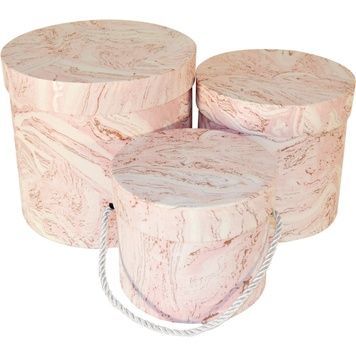 Caja de cart&oacute;n decorativa para regalos 25038475, juego de 3 pzs.