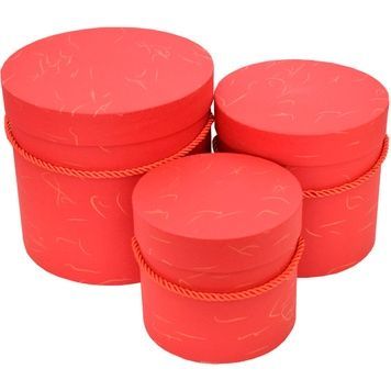 Caja de cart&oacute;n decorativa para regalos 25038326, juego de 3 uds.