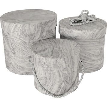 Caja de cart&oacute;n decorativa para regalos 25038550, juego de 3 uds.