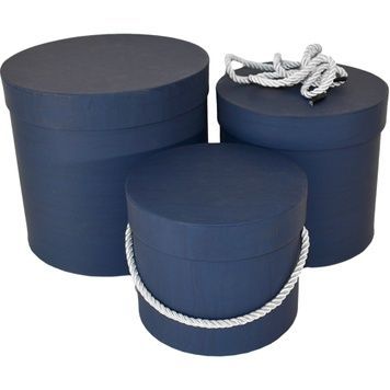 Caja de cart&oacute;n decorativa para regalos 25038635, juego de 3 uds.