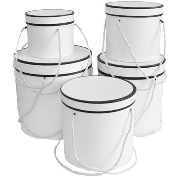 Caja de cart&oacute;n decorativa para regalos 25059809, juego de 5 pzs.
