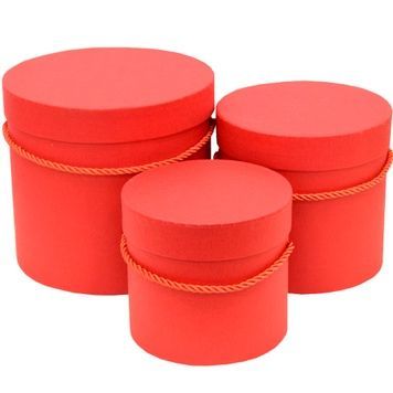 Caja de cart&oacute;n decorativa para regalos 25038401, juego de 3 pzs.