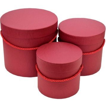 Caja de cart&oacute;n decorativa para regalos 25038449, juego de 3 pzs.