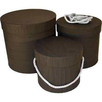 Caja de cart&oacute;n decorativa para regalos 25038673, juego de 3 uds.