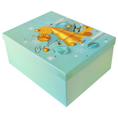 Caja de cartón decorativa para regalos 17108018, juego de 10 pzs.