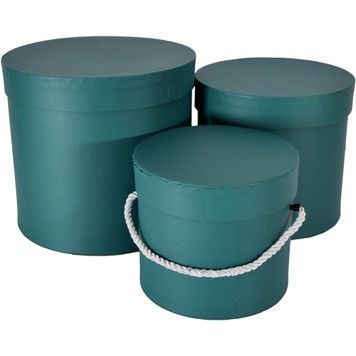 Caja de cart&oacute;n decorativa para regalos 25039038, juego de 3 pzs.